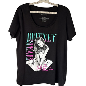 Britney Spears Collection Baby One More Time Short Sleeves T-shirt Cotton SZ 1X